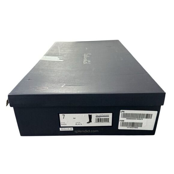 Splendid Footwear Andi Black Knee High Chelsea Boots Women's Size 7 - Picture 10 of 12